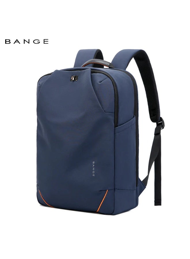بانجي BANGE 8099 Blue Hot Sell New Arrival Wholesale Soft Lightweight Waterproof Men Casual Laptop Backpack - Image 1